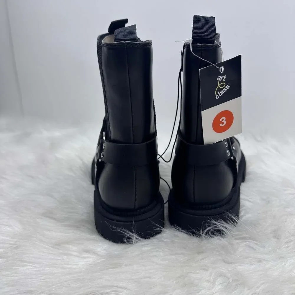 Art‎ Class Kids Crosby Harness Moto Boots Black